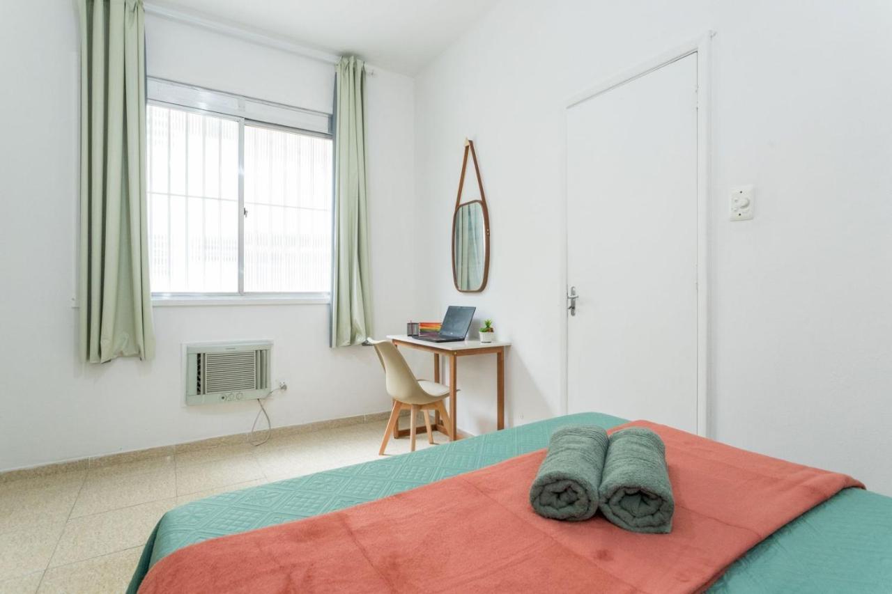 Conforto E Relax, Caminhando Para A Praia De Copacabana, Quarto E Sala, Completo, Com Wi Fi, Cozinha, Ar Condicionado Rio de Janeiro Exterior photo